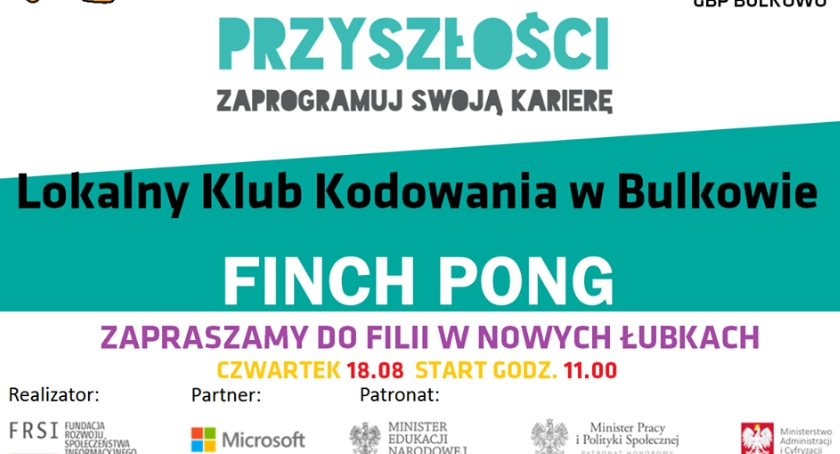  Spotkanie Lokalnego Klubu Kodowania w Nowych Łubkach 