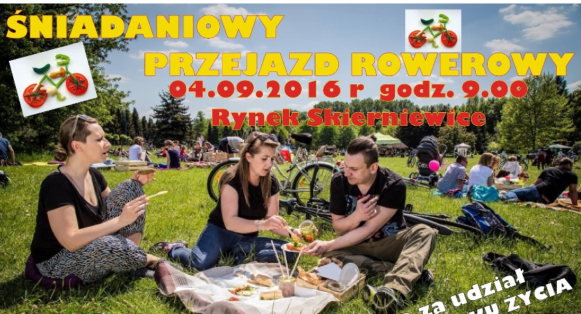 Śniadaniowy Rajd Rowerowy w Skierniewicach