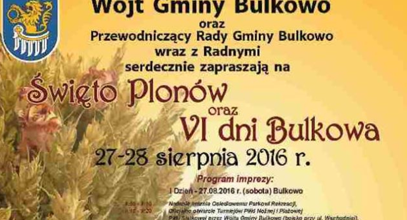 INFORMACJA dla uczestników VI DNI BULKOWA