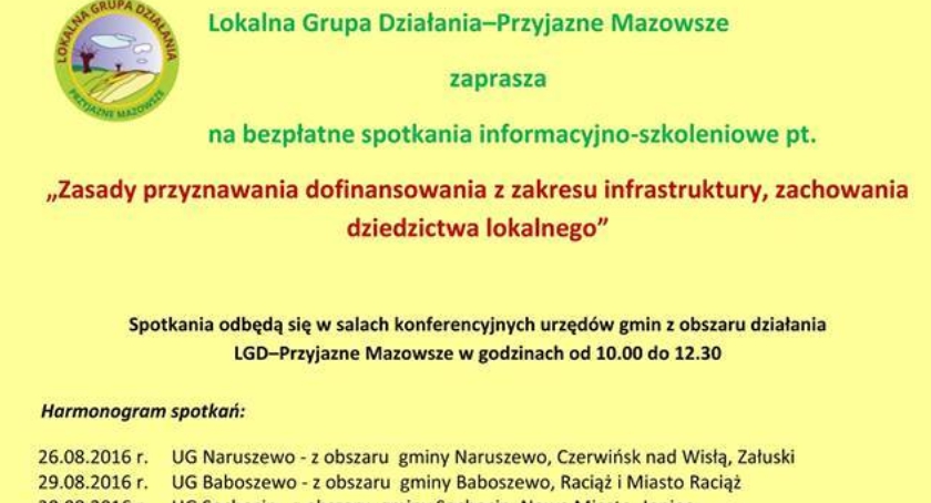 spotkanie informacyjno - szkoleniowe 