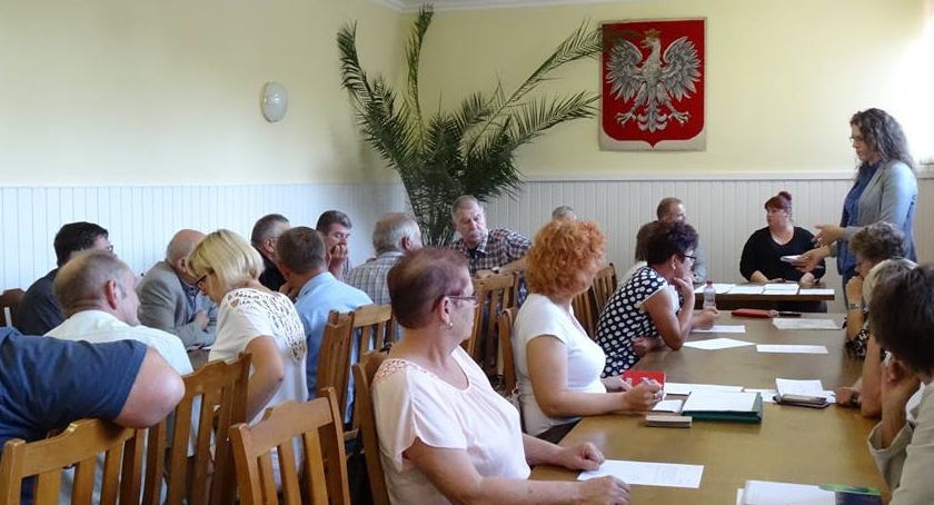 Spotkanie wójta z sołtysami w Radzanowie