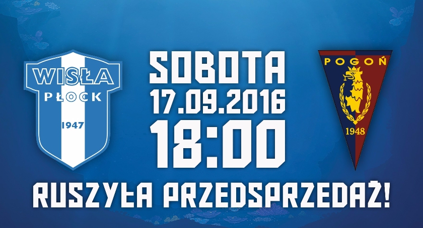  Wisła Płock podejmie na Stadionie im. Kazimierza Górskiego zespół Pogoni Szczecin. Bilety na to spo