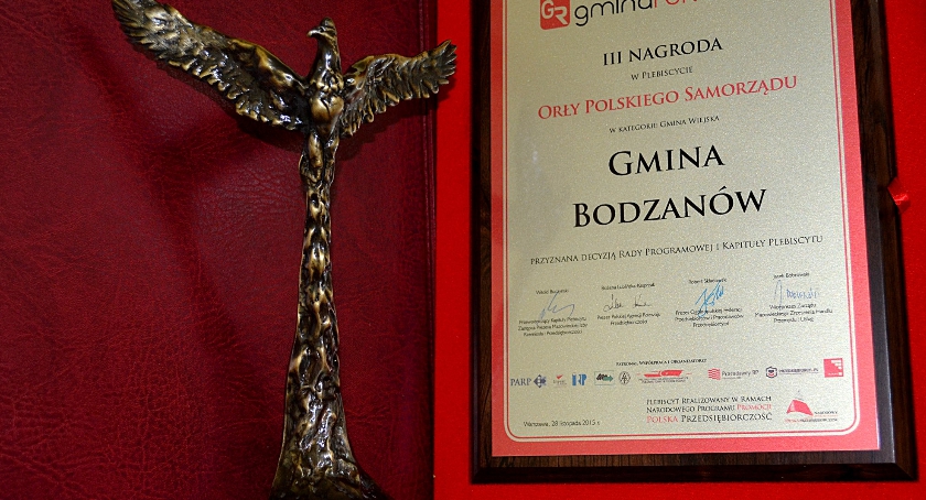 Gmina Bodzanów na „7” pozycji  w  rankingach inwestycji . 