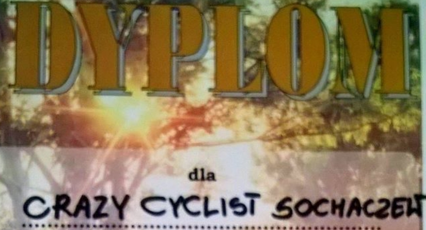 Crazy Cyclist Sochaczew - docenione Dyplomem.