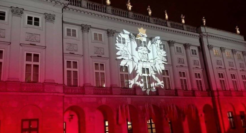 Pałac prezydencki w Warszawie. 11 XI 2016.