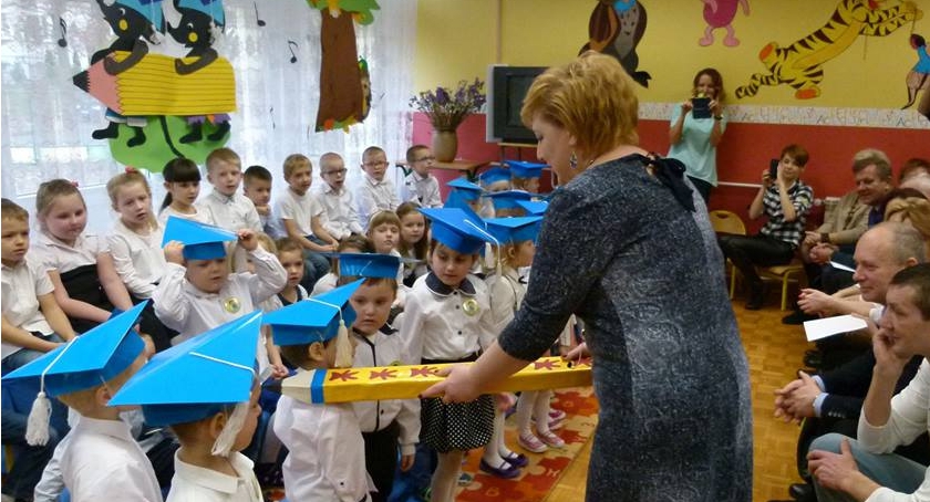 Pasowanie na przedszkolaka w Wyszogrodzkim przedszkolu .