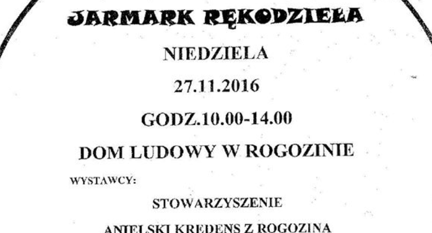 BOŻONARODZENIOWY KIERMASZ W DOMU LUDOWYM W ROGOZINIE.