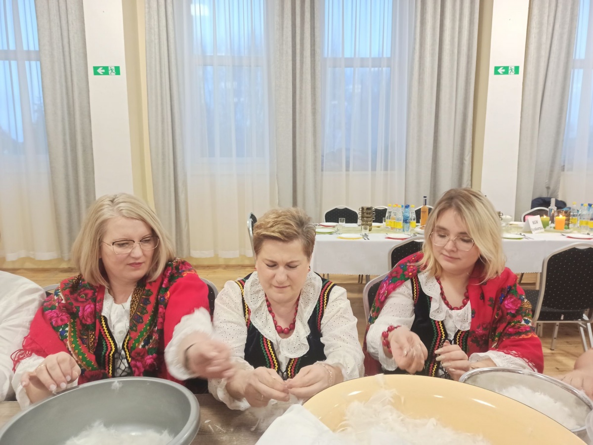 GOPOSDYNIE NASKUBAŁY PIERZA NA TRZY MAŁE PODUSIE