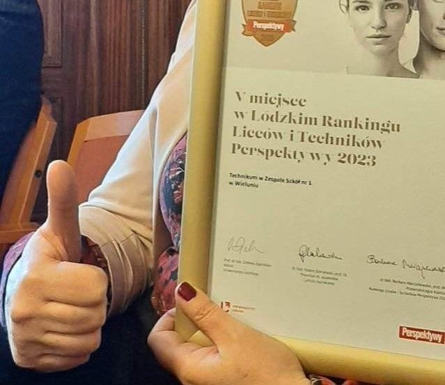 PIĄTE MIEJSCE ZESPOŁU SZKÓŁ NR 1 W UZNANYM RANKINGU