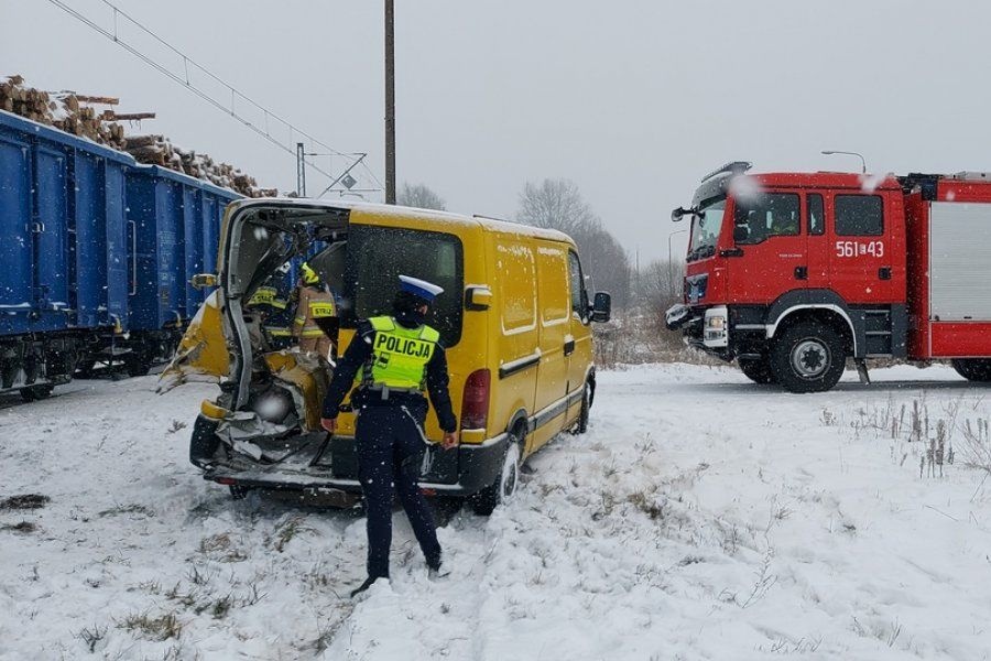 BLISKO TRAGEDII NA PRZEJEŹDZIE KOLEJOWYM