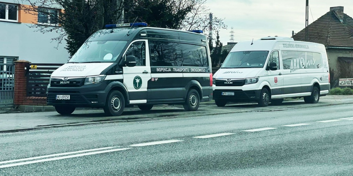 INSPEKCJA TRANSPORTU DROGOWEGO KONTROLUJE BUSY WIELUŃSKIEJ KOMUNIKACJI / komentarz
