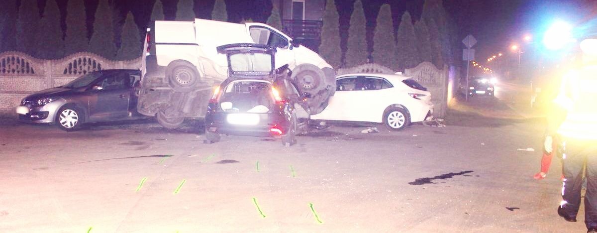 PIJANY 28-LETNI UKRAINIEC SPOWODOWAŁ WYPADEK. NIE ŻYJE 38-LETNIA PIESZA