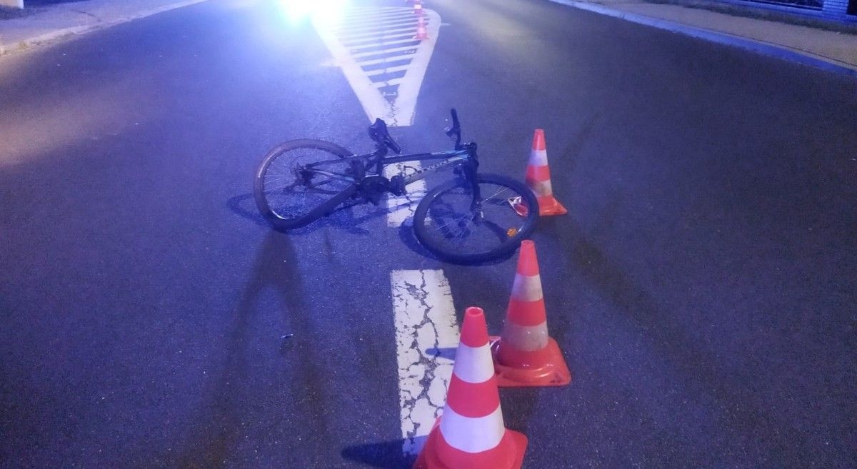 ROWERZYSTA W SZPITALU