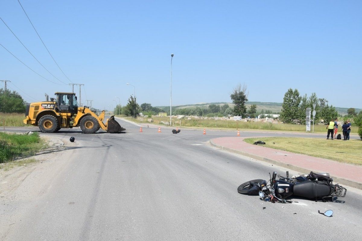 ZGINĄŁ 47-LETNI MOTOCYKLISTA