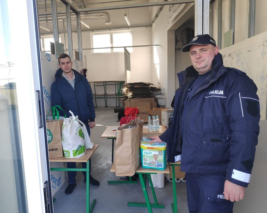 W pomoc włączyli się też policjanci