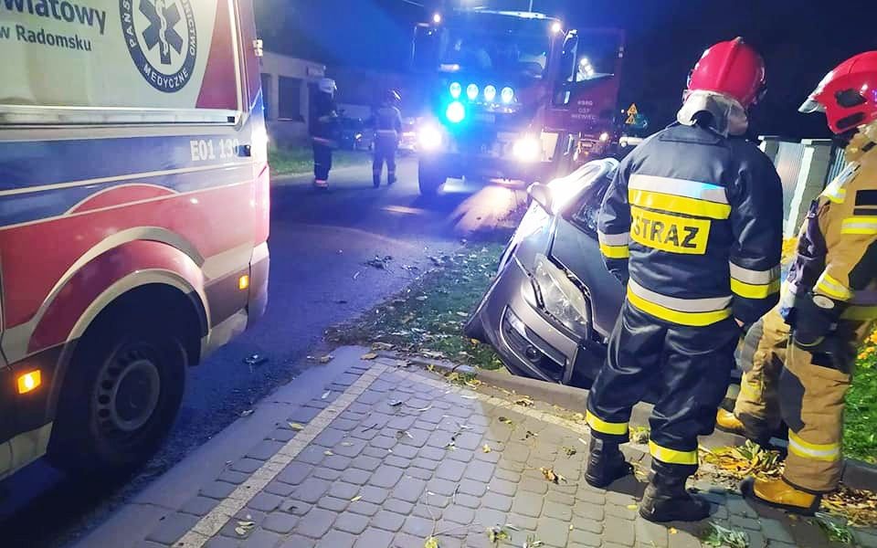 Kierowca uciekł z miejsca kolizji. Był pijany