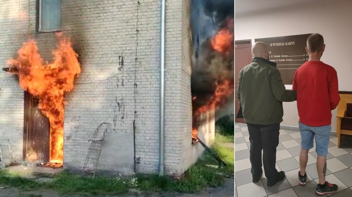 PODPALACZ ARESZTOWANY! GROZI MU 10 LAT WIĘZIENIA