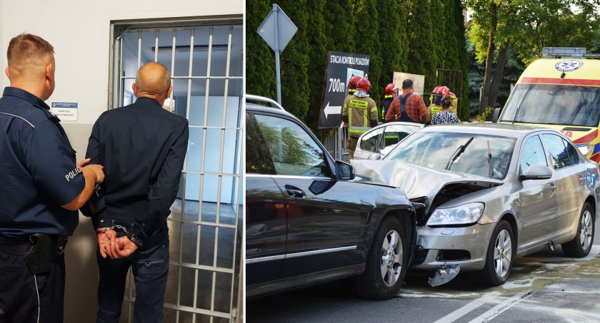 Był pijany. Daleko nie ujechał... Czołówka w Wieluniu