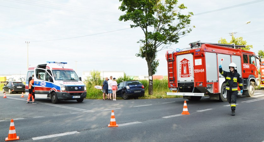 Nie ustąpiła pierwszeństwa. Doszło do kolizji