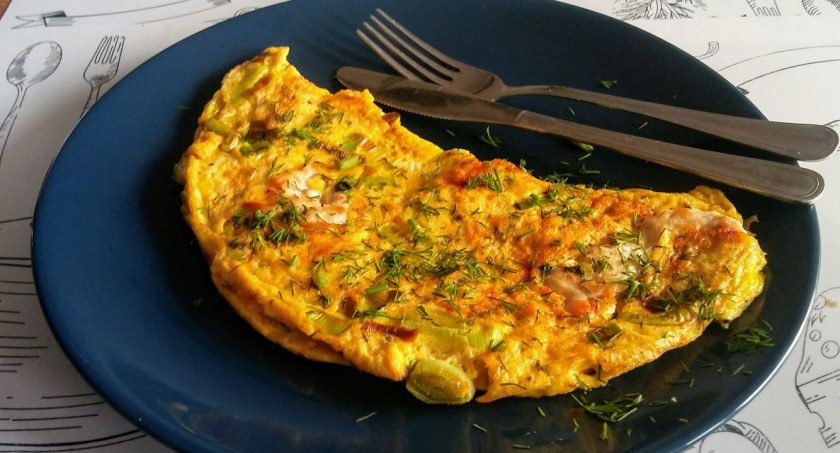Omlet z warzywami - przepis