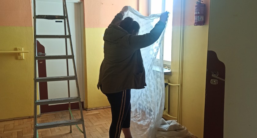 Zakasali rękawy do roboty
