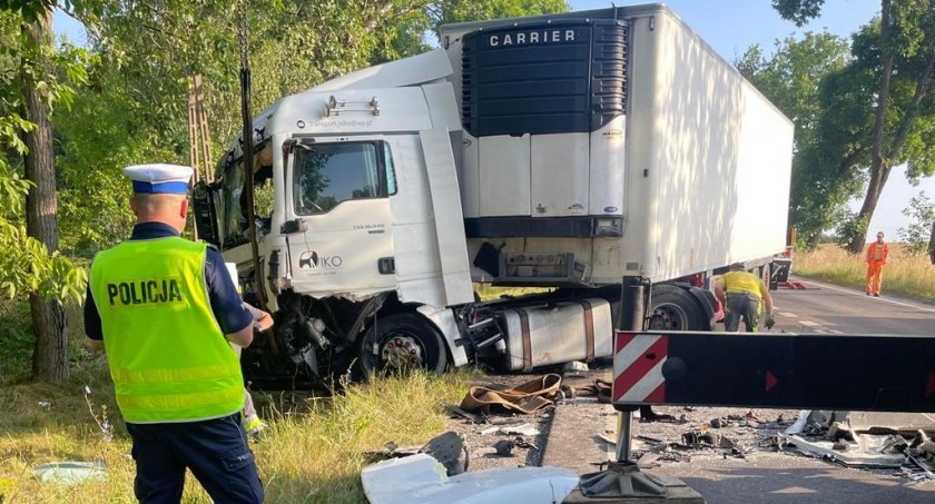 43-letni kierowca zginął w Kamionce – policja bada okoliczności wypadku