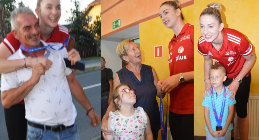 Magdalena Stysiak w Turowie - siatkarka spotkała się z mieszkańcami swojej rodzimej wioski