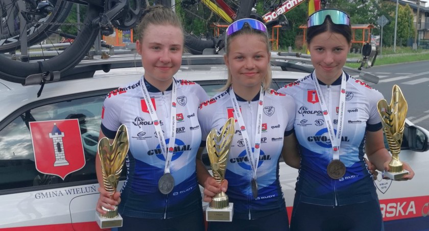 Kolarski wyścig po Ziemi Łódzkiej - sukcesy zawodników MLKS Wieluń