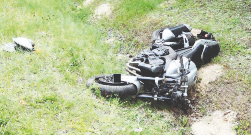 Motocyklista zderzył się z sarną