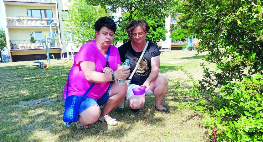 Miski z wodą przeszkadzają