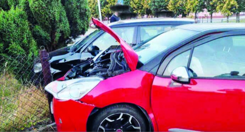 Kierowca citroena doprowadził do zderzenia ze skodą 