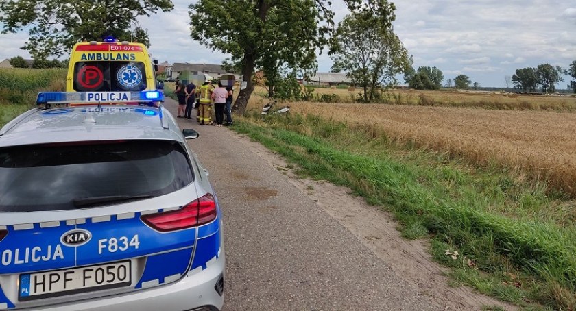 Poważny wypadek na motocyklu - jechała nim 12-latka