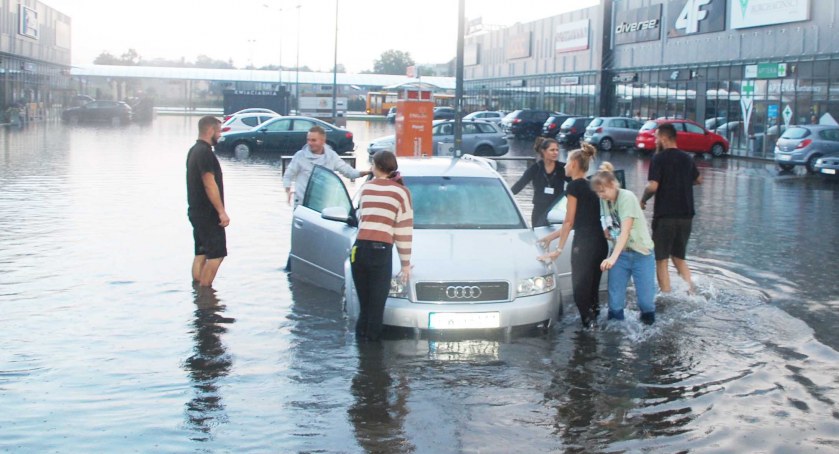 Prawie jak podczas powodzi…