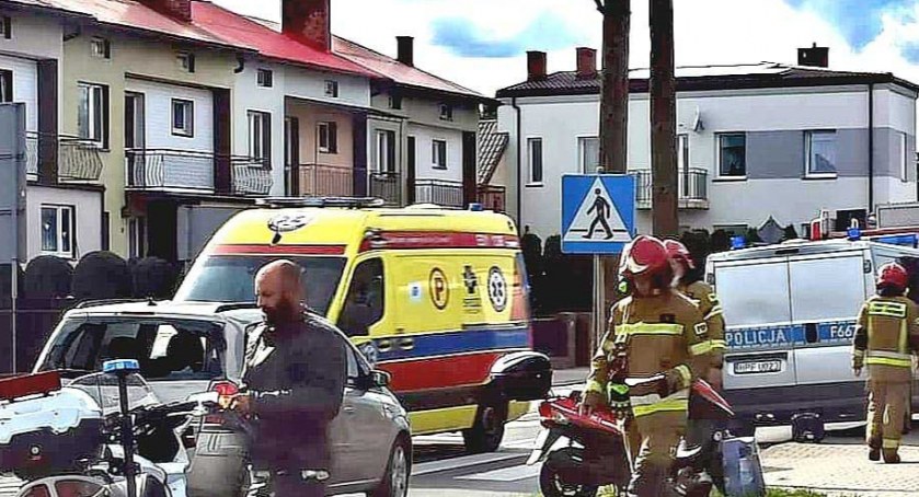 Skuter wjechał w osobówkę