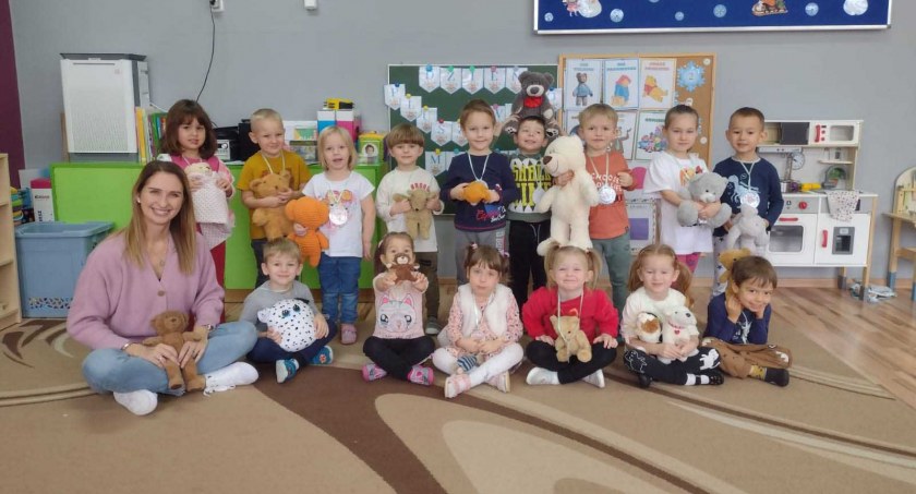 Gościli… pluszowego misia