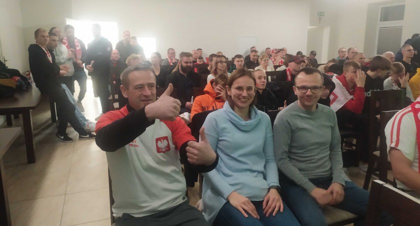 Wspólnie kibicowali biało-czerwonym 