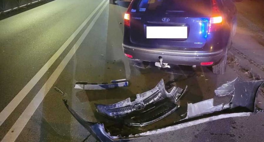 Pijany wjechał w inne auto