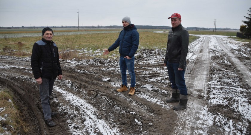 Chcą tylko drogi dojazdowej