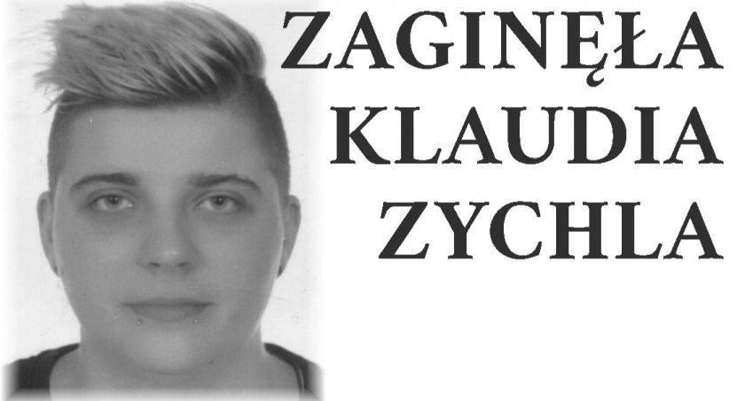 Zaginęła Klaudia ZYCHLA - wieluńska policja prowadzi poszukiwania