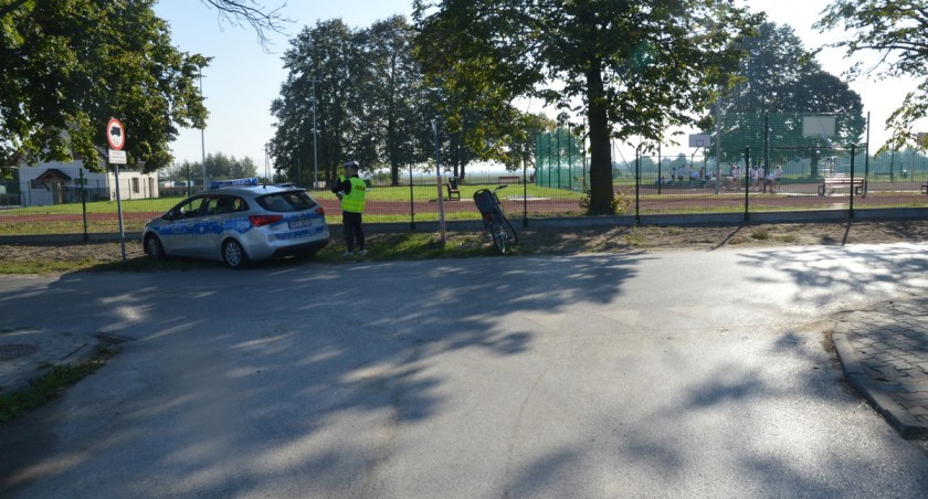Toyotą uderzyła w rowerzystkę 