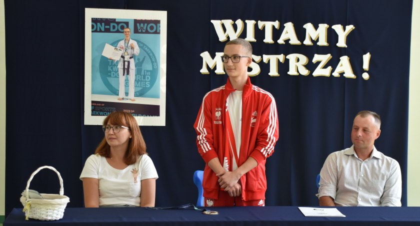 Wiktor Panek ze złotym medalem – powitanie godne mistrza 