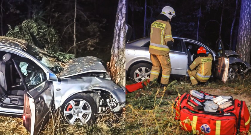 Samochód uderzył - cztery osoby ranne