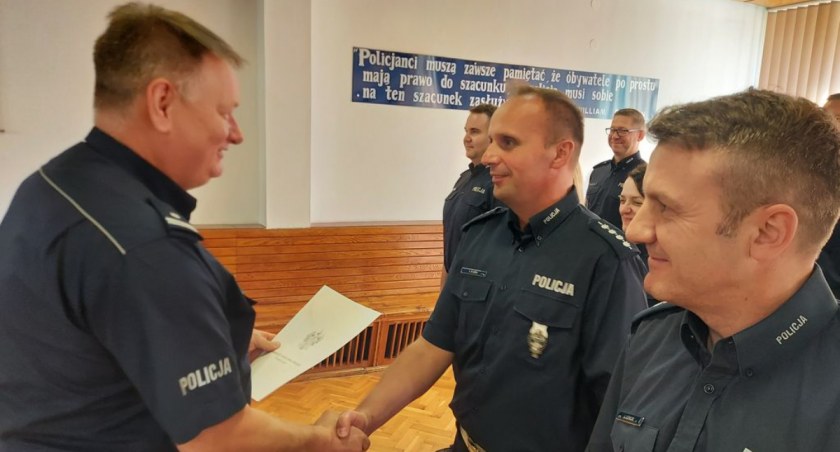 Wieluńscy policjanci z awansem 