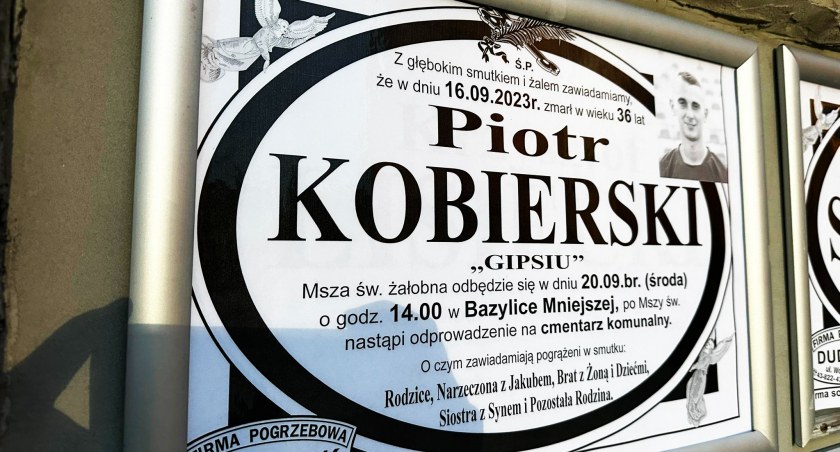 Pożegnają młodego piłkarza - Piotr Kobierski nie żyje