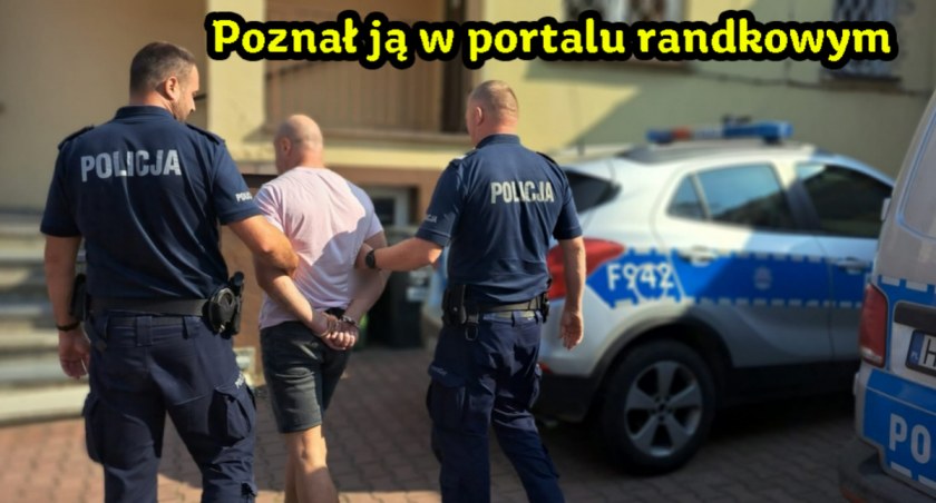 Dusił, groził jej, zabrał pieniądze - poznali się w portalu randkowym
