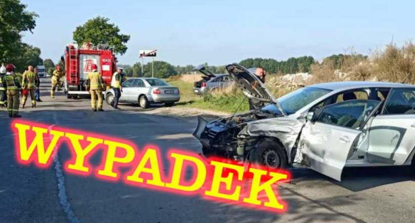 Poważny wypadek pod Rząśnią - 46-latka w szpitalu
