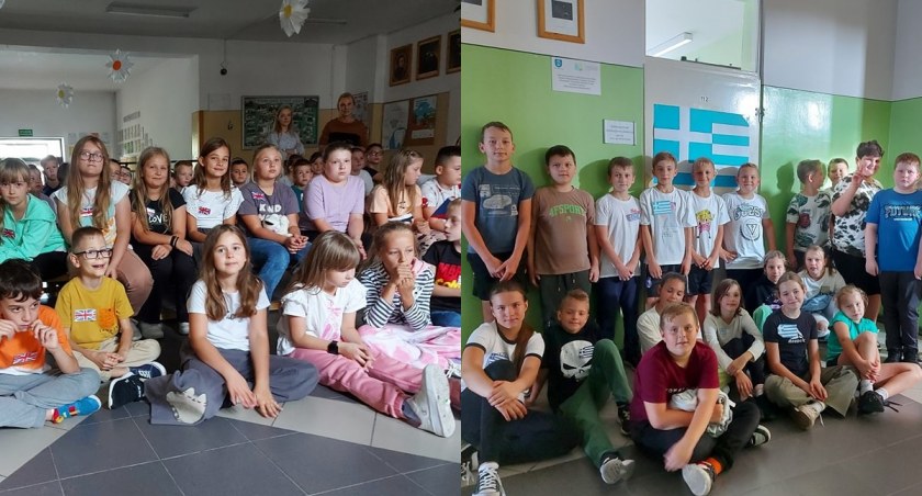 Uczniowie uczcili dzień języków obcych - był quiz wiedzy i śpiewanie piosenek
