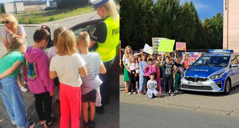 Jabłko albo cytryna - wspólna akcja uczniów i policji 
