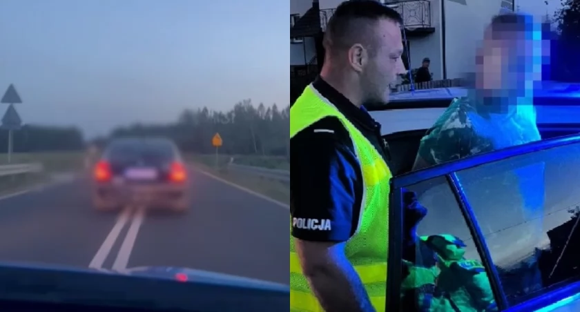 Pościg za pijanym kierowcą - w środku trzyletnia dziewczynka