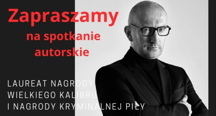 Gratka dla fanów literatury - będzie spotkanie ze znanym pisarzem!